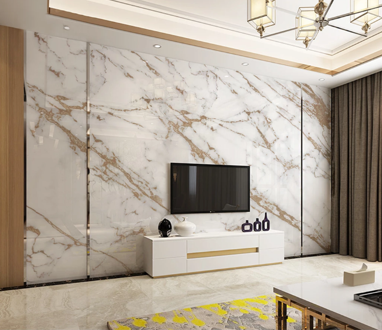 3D Red Curve WC1964 Wall Murals