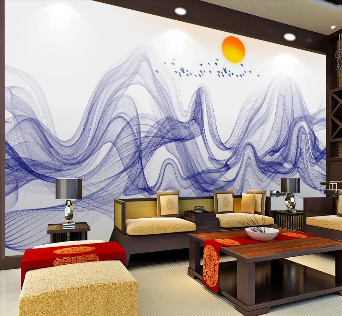 3D Wild Goose WC438 Wall Murals