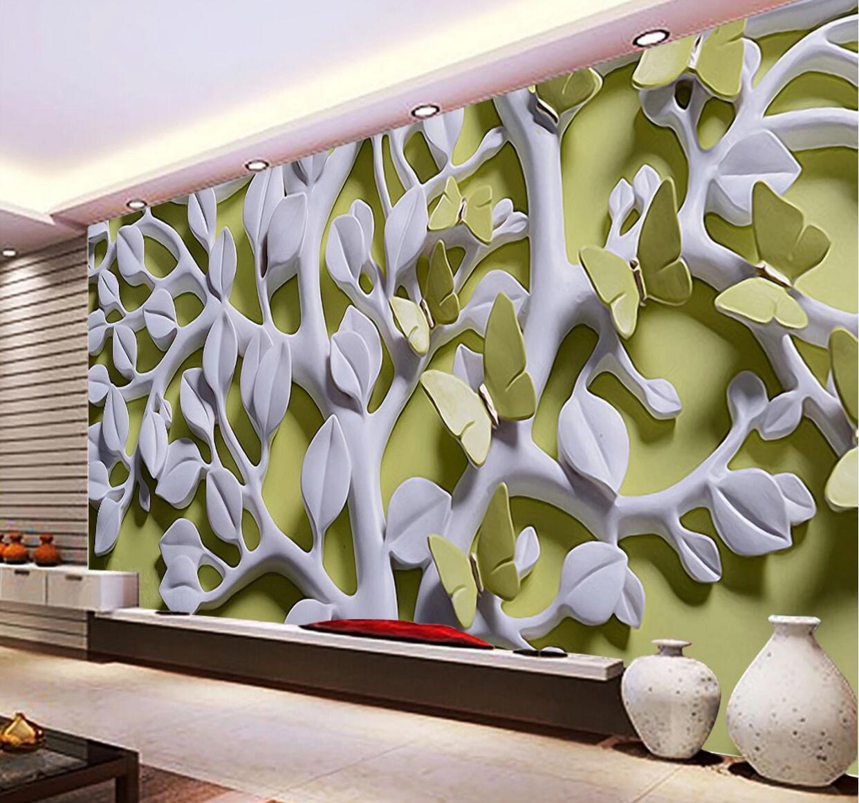 3D Rubber Tree WC580 Wall Murals