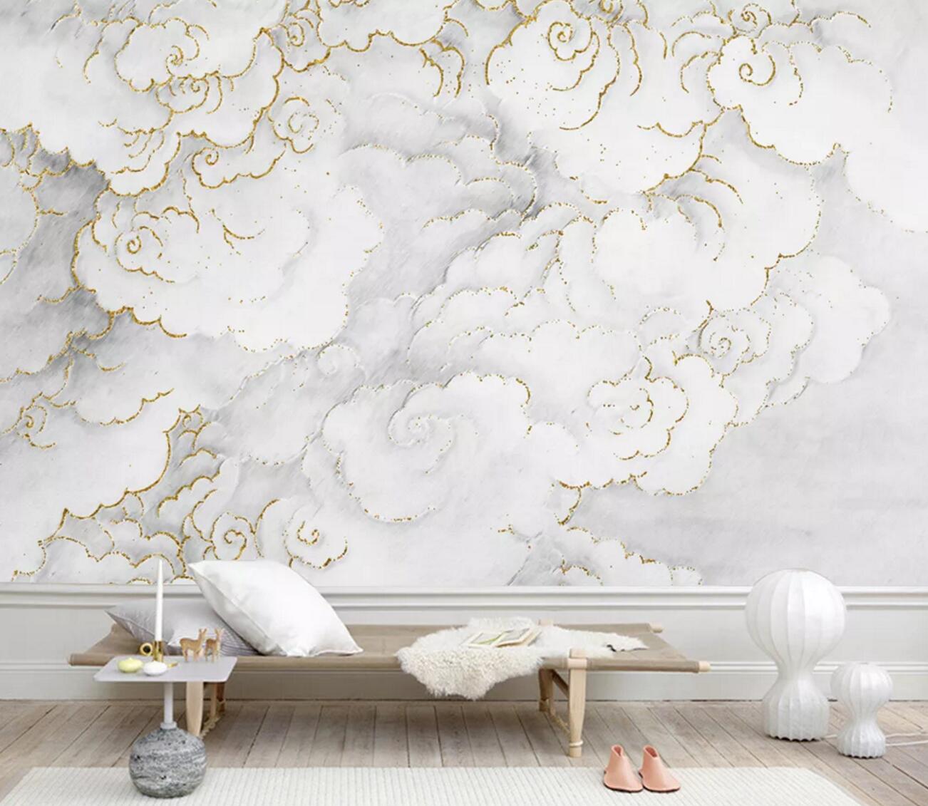 3D Phnom Penh Cloud WC1157 Wall Murals