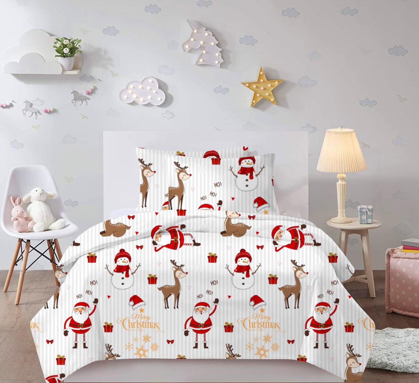3D Santa Claus 45232 Christmas Quilt Duvet Cover Xmas Bed Pillowcases