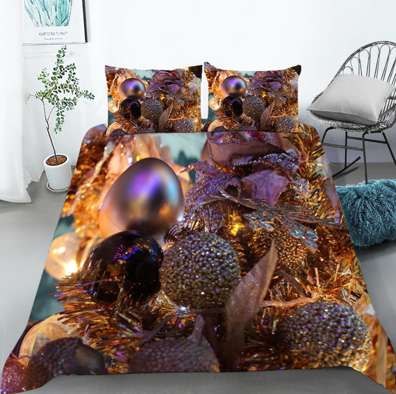 3D Christmas Tree 46031 Christmas Quilt Duvet Cover Xmas Bed Pillowcases