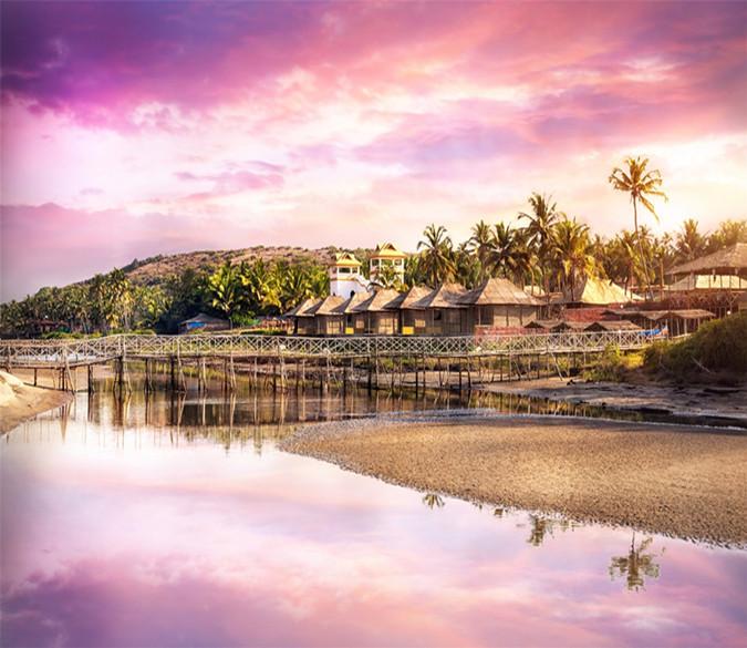 3D Beach Vacation Scenery 768 Wallpaper AJ Wallpaper 