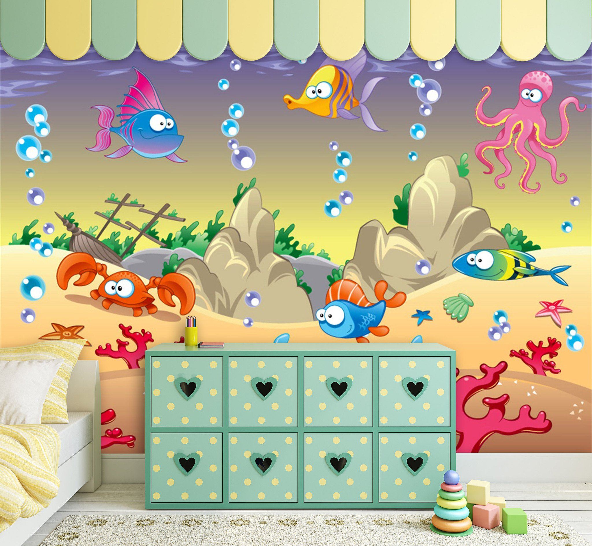 3D Lively Sea Fish 232 Wallpaper AJ Wallpaper 