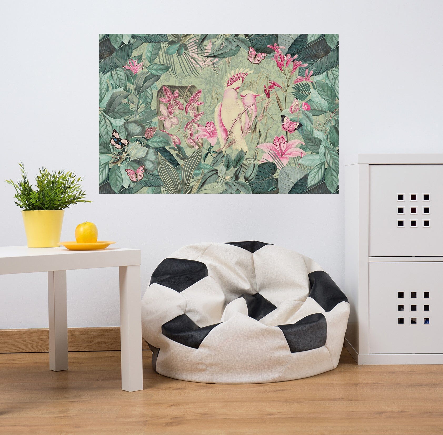 3D Cockatoos And Butterflies 017 Andrea haase Wall Sticker Wallpaper AJ Wallpaper 2 