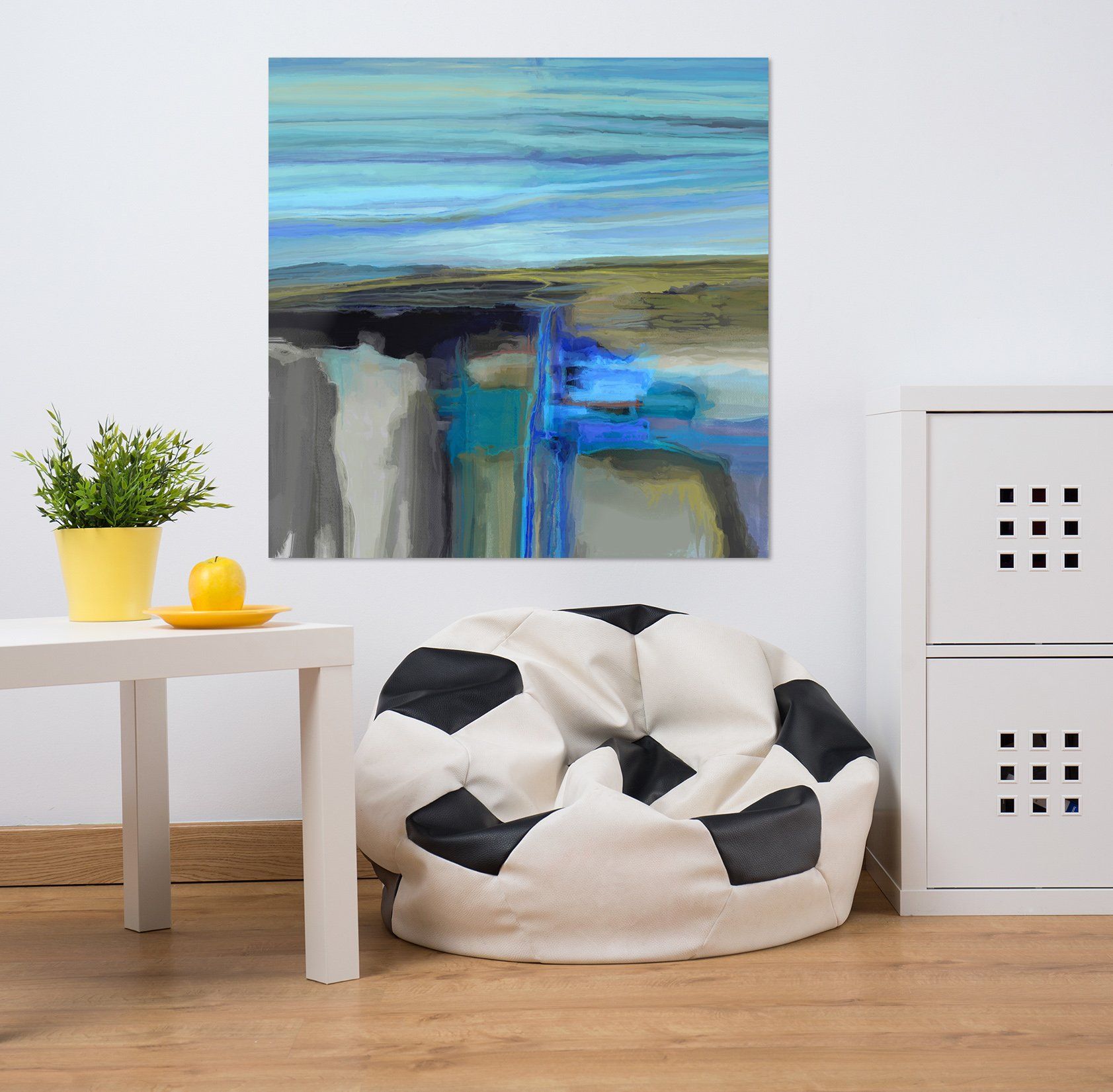 3D Blue Lake 026 Michael Tienhaara Wall Sticker Wallpaper AJ Wallpaper 2 