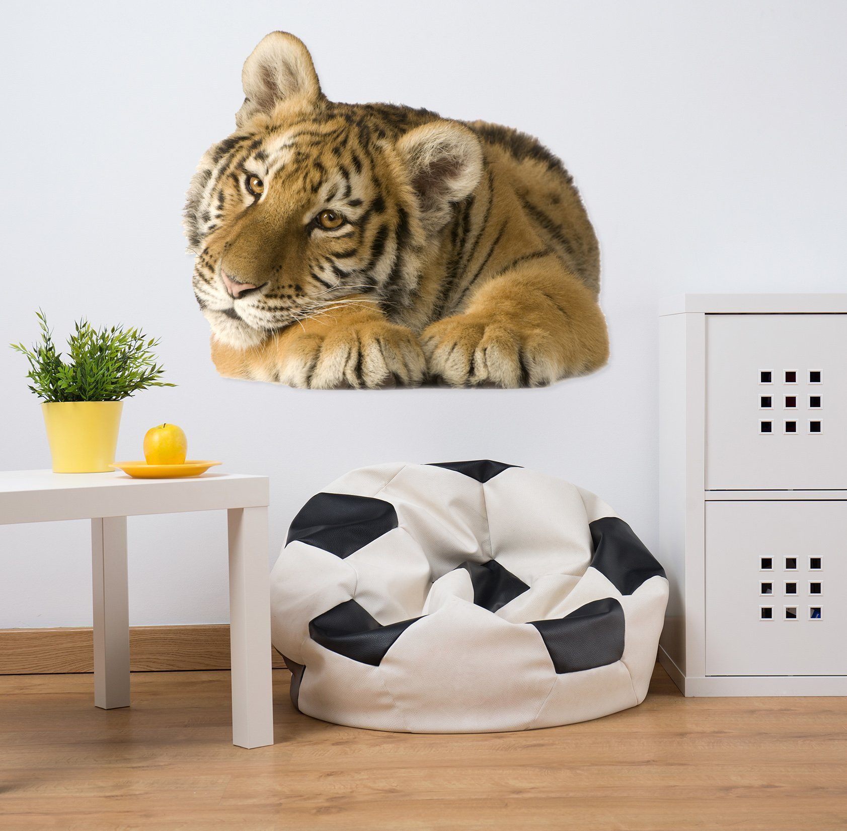 3D Listless Tiger 175 Animals Wall Stickers Wallpaper AJ Wallpaper 