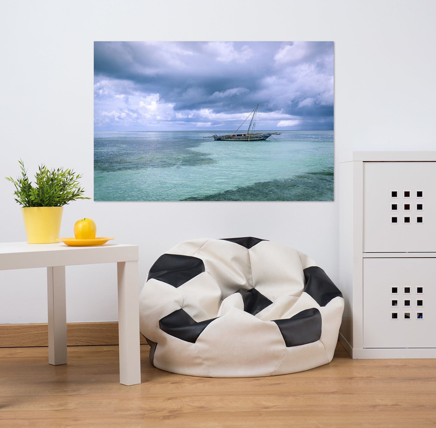 3D Sea Boat 152 Marco Carmassi Wall Sticker Wallpaper AJ Wallpaper 2 