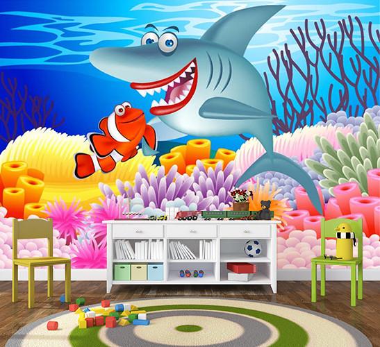 3D Blue Dolphin Fishes 382 Wallpaper AJ Wallpaper 