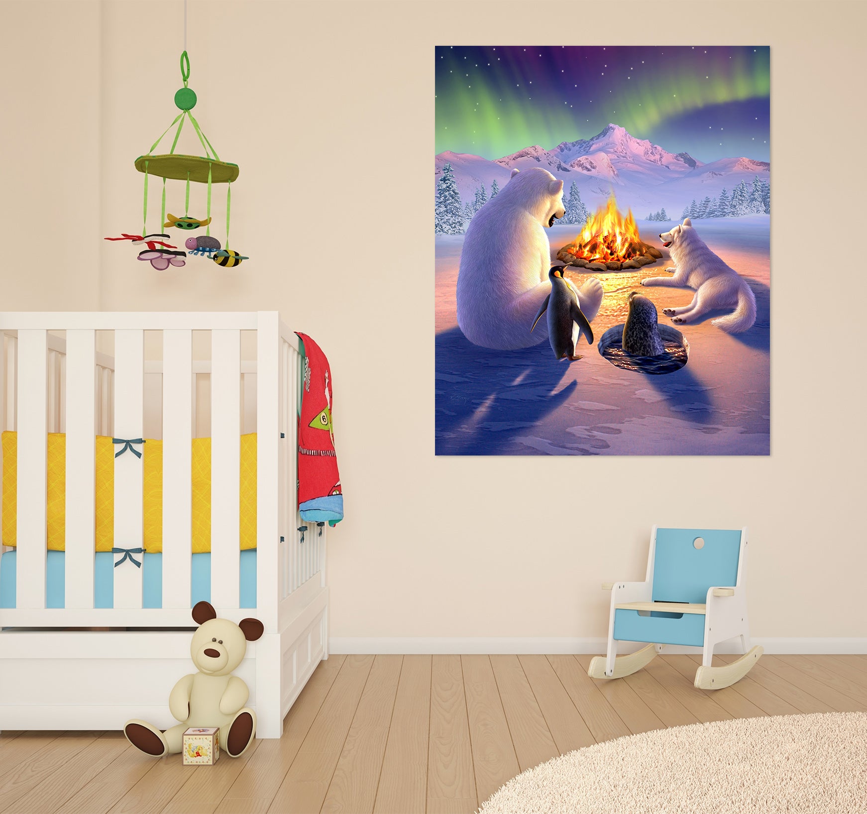 3D Polar Pals 85189 Jerry LoFaro Wall Sticker
