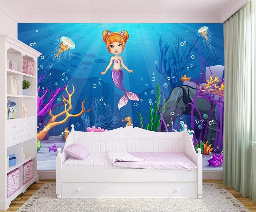 3D Mermaid Girl 353 Wallpaper AJ Wallpaper 
