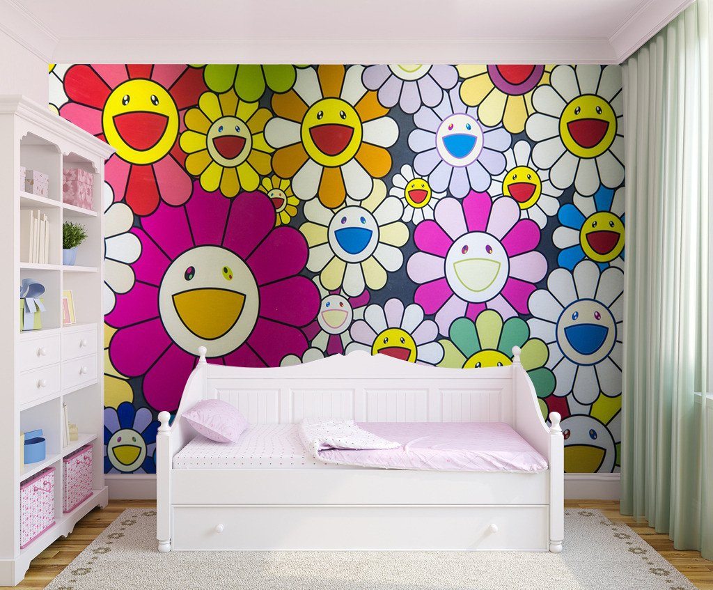 3D Colorful Sunflower 534 Wallpaper AJ Wallpaper 
