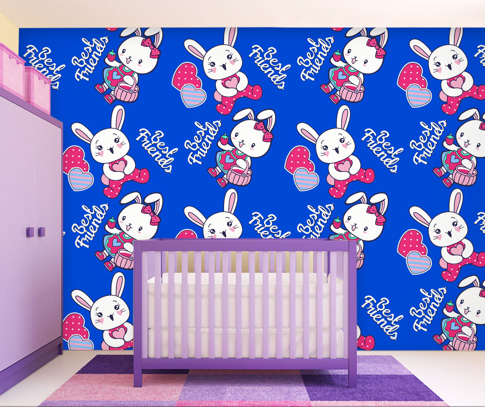 3D Rabbit 58022 Wall Murals