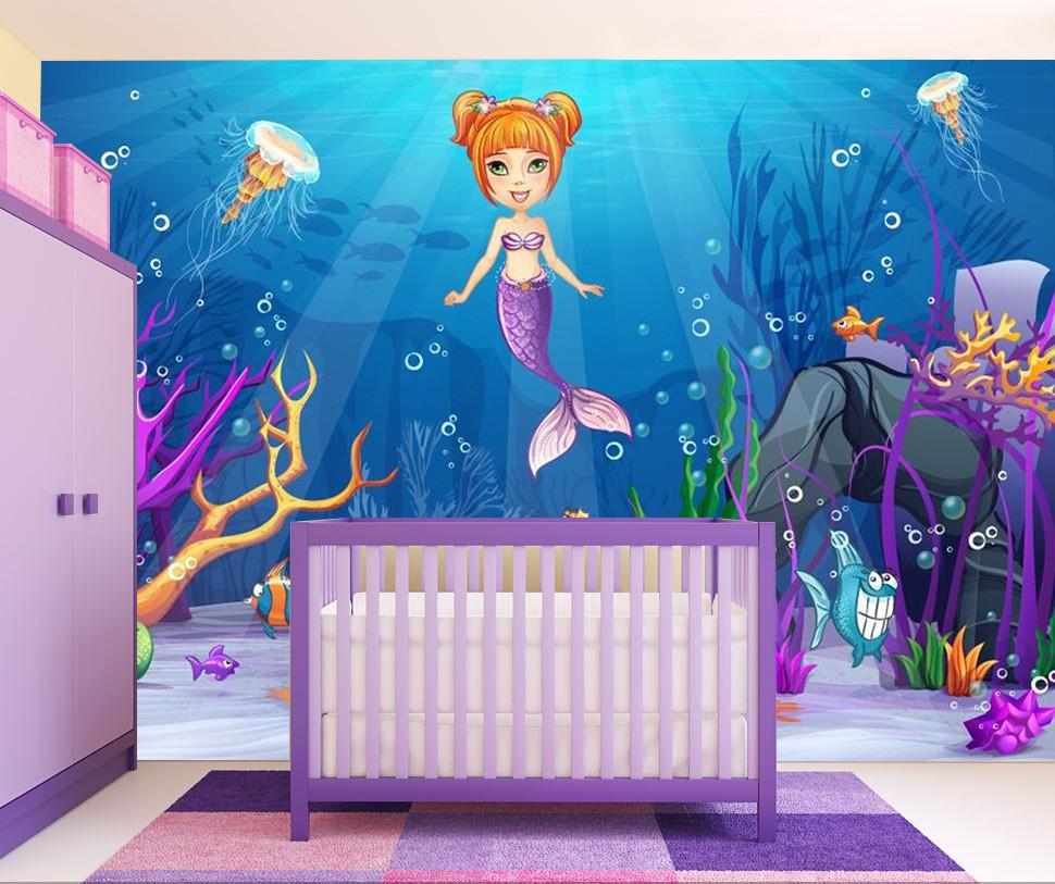 3D Mermaid Girl 353 Wallpaper AJ Wallpaper 