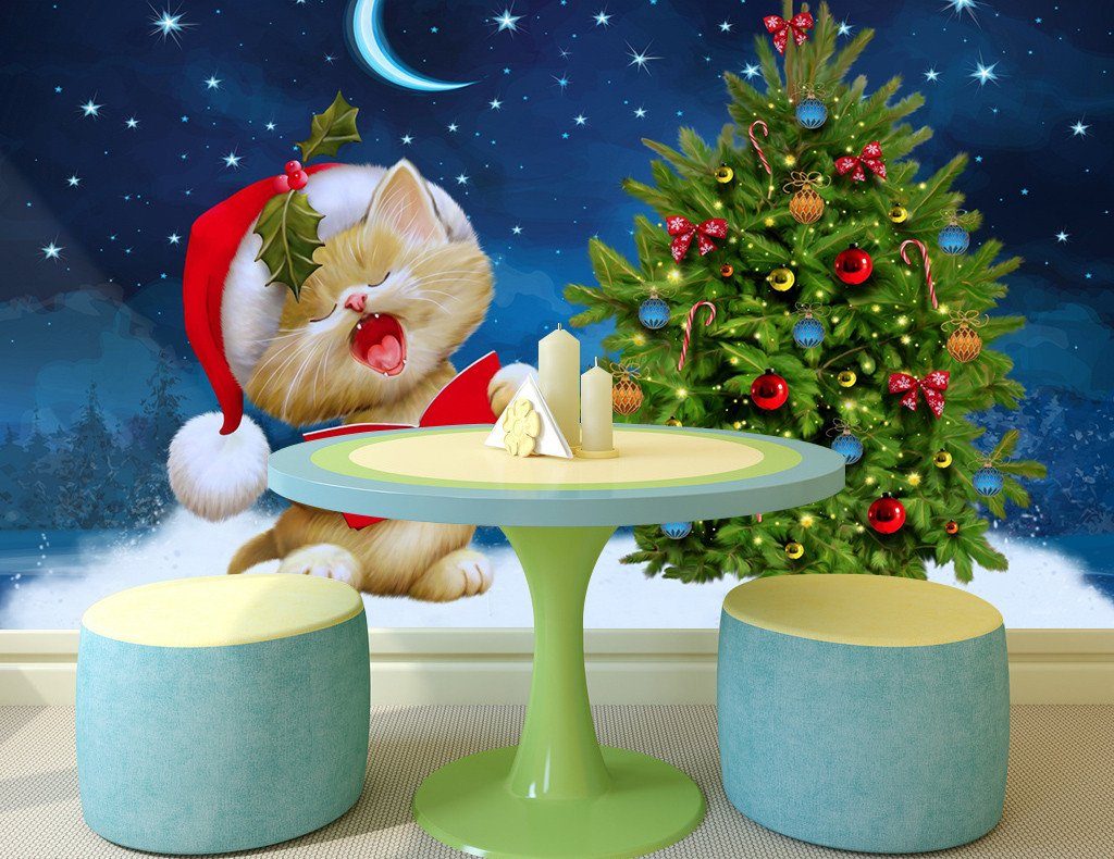 3D Christmas Pines Trees 31 Wallpaper AJ Wallpaper 