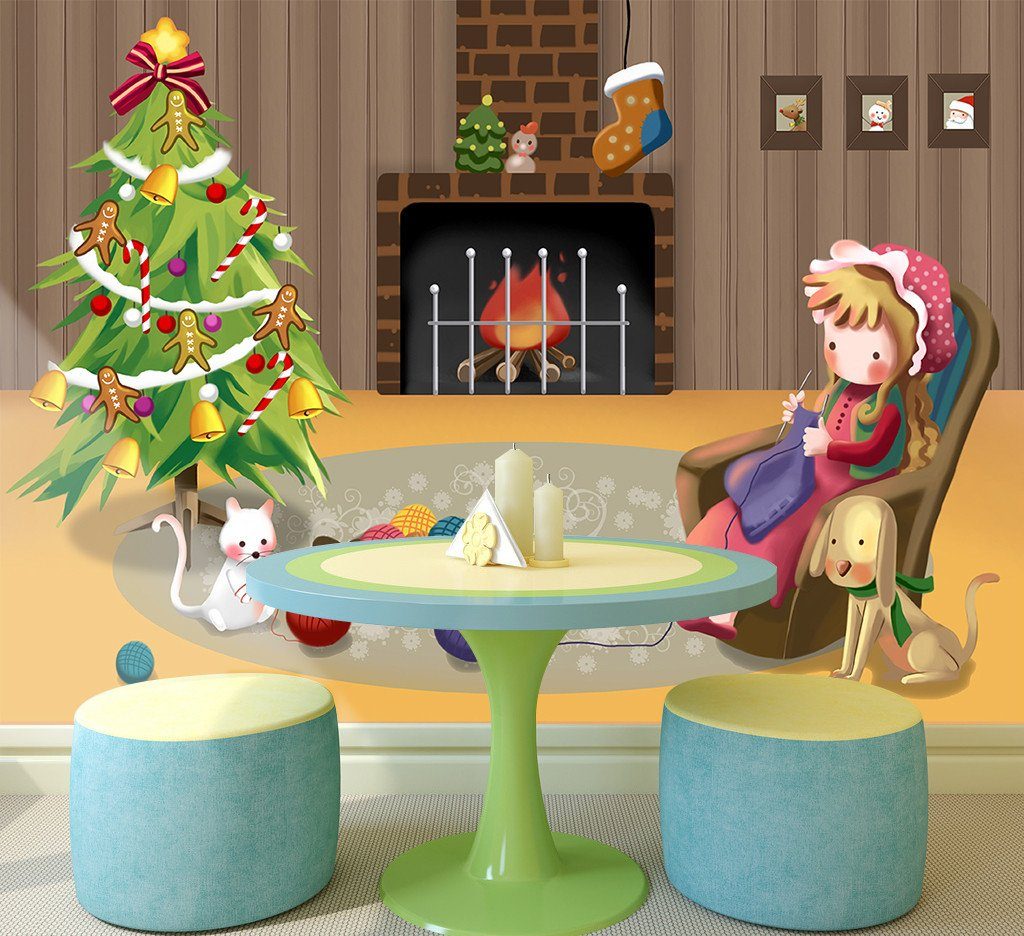 3D Christmas Tree Full Of Gifts 2 Wallpaper AJ Wallpapers 