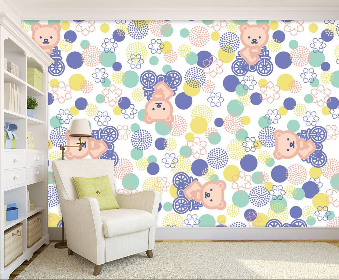 3D Lovely Bear 683 Wallpaper AJ Wallpaper 