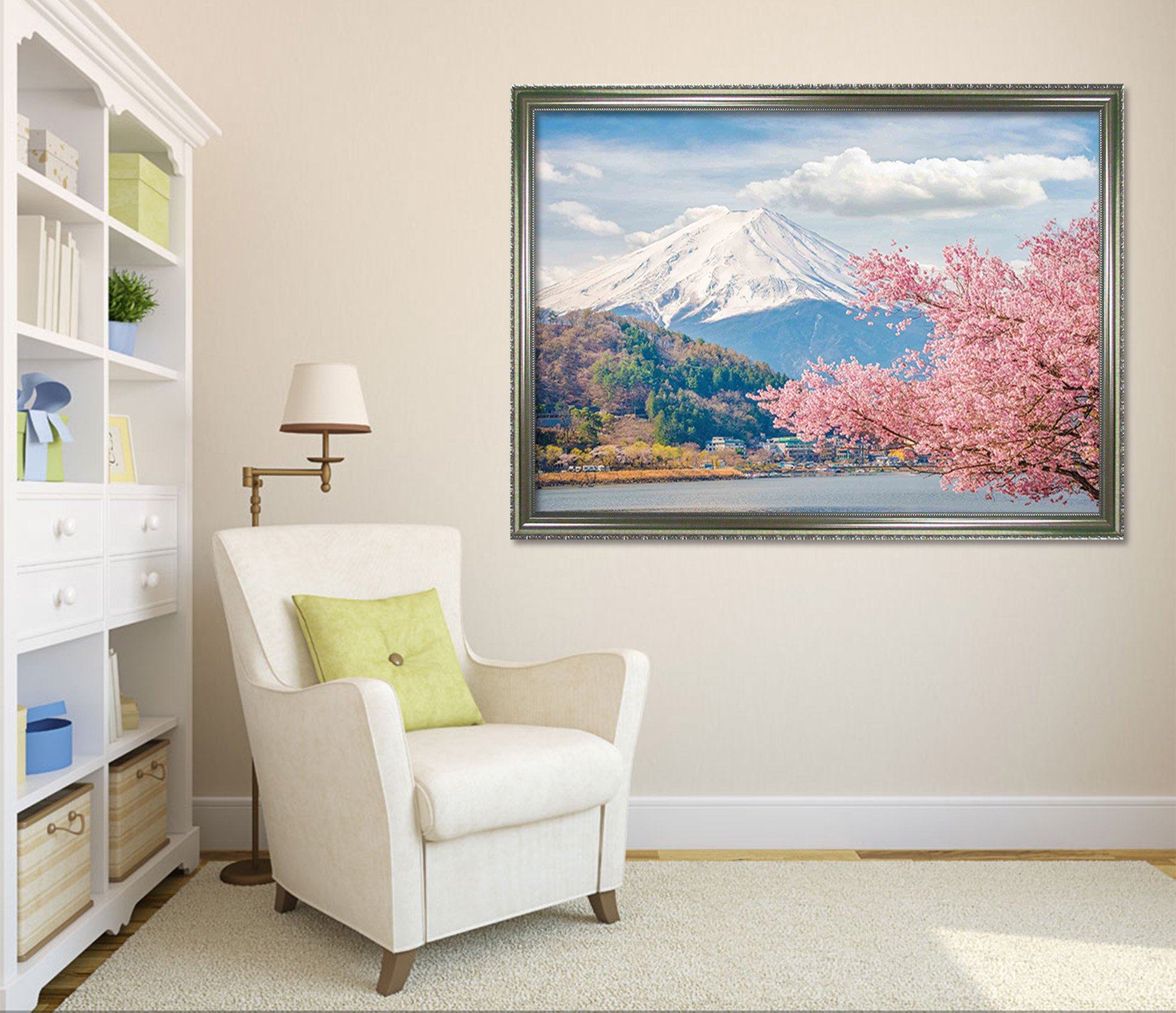 3D Snow Mountain 106 Fake Framed Print Painting Wallpaper AJ Creativity Home 