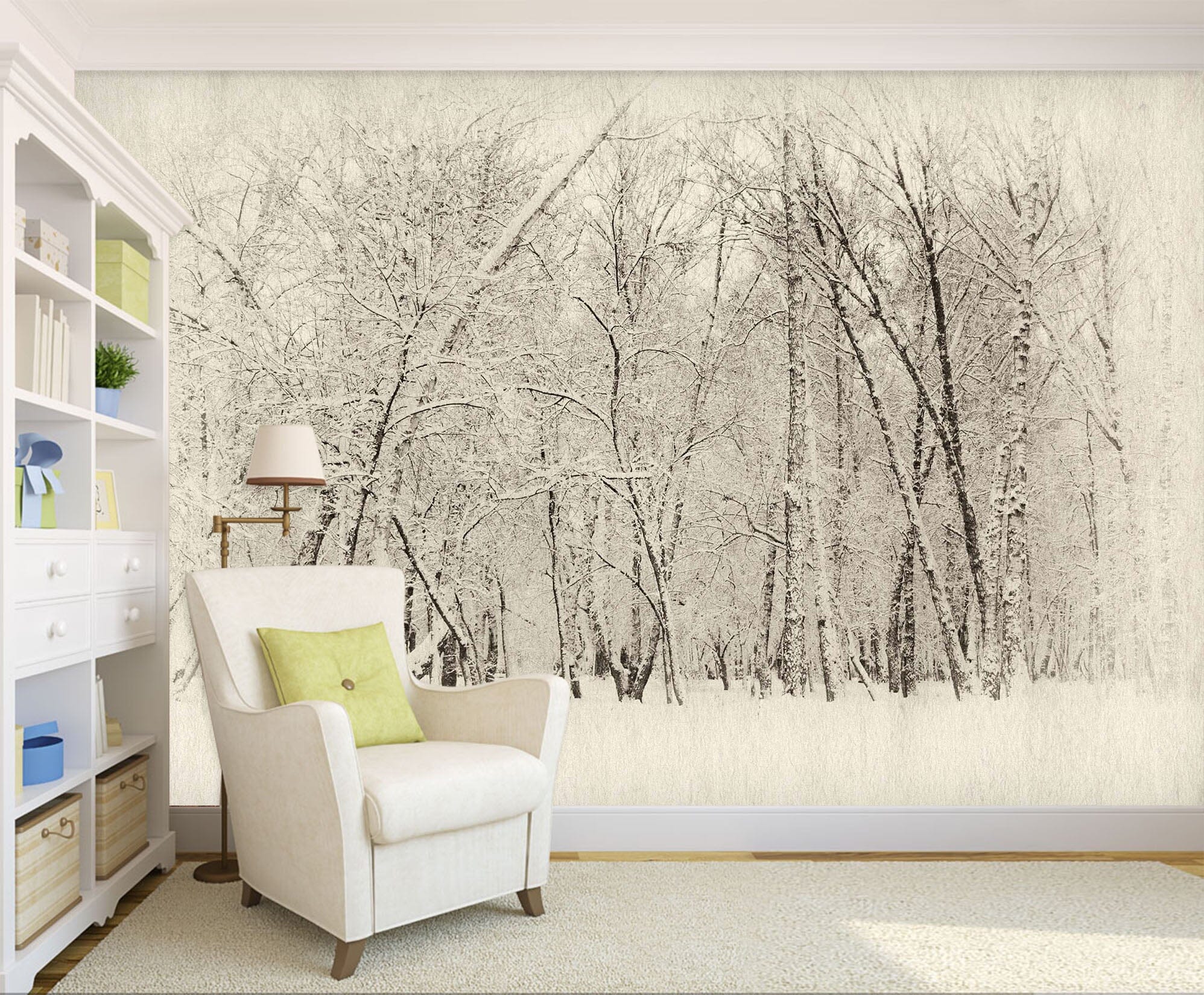 3D Snowy Landscape 021 Wall Murals Wallpaper AJ Wallpaper 2 