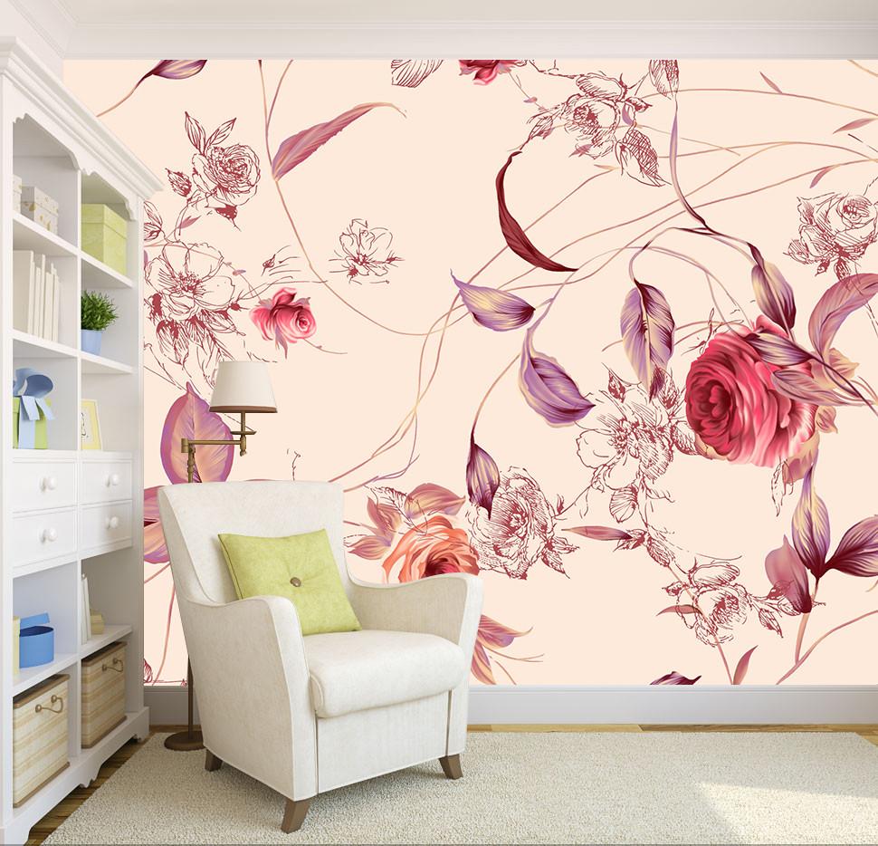 3D Blossoming Rose 988 Wallpaper AJ Wallpapers 