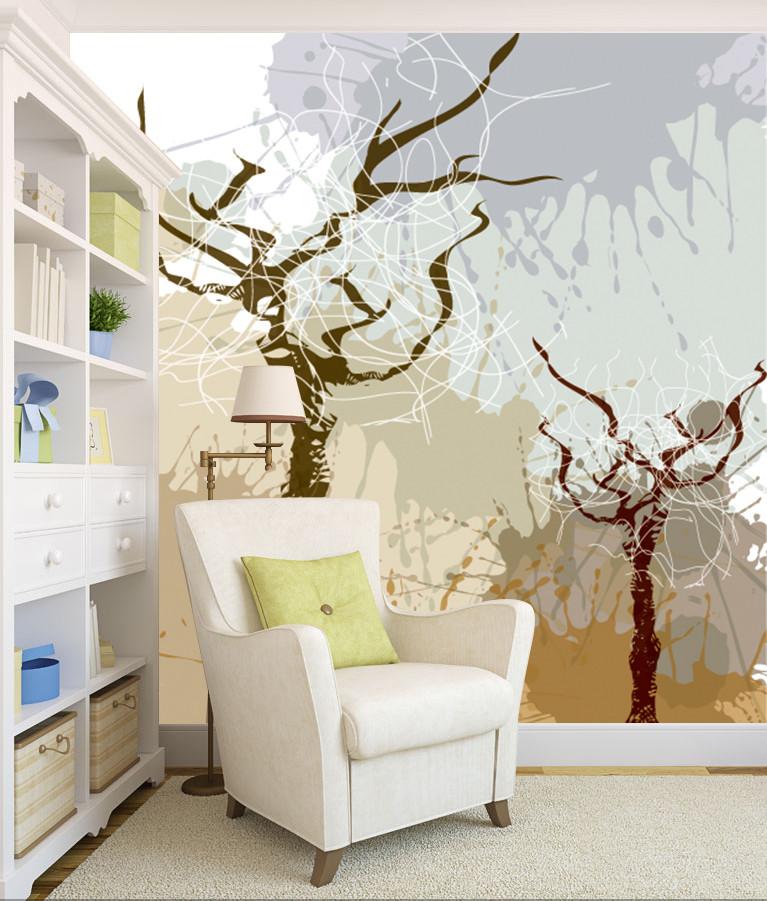 3D Trunk Branch Painting 024 Wallpaper AJ Wallpaper 