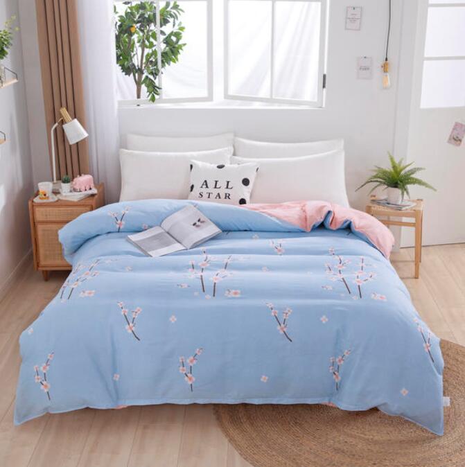 3D Light Blue Flower Branch 2065 Bed Pillowcases Quilt