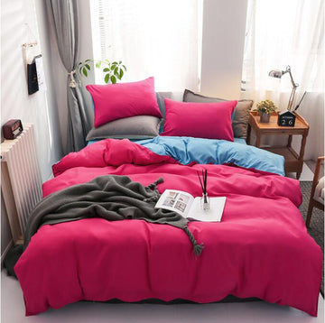 3D Rose Red Sky Blue 12106 Bed Pillowcases Quilt