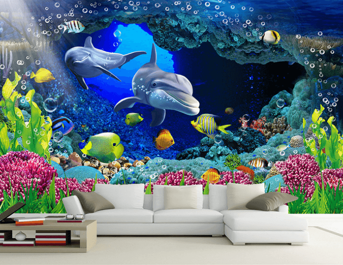 3D Undersea Creatures 131 Floor Mural Wallpaper AJ Wallpaper 2 