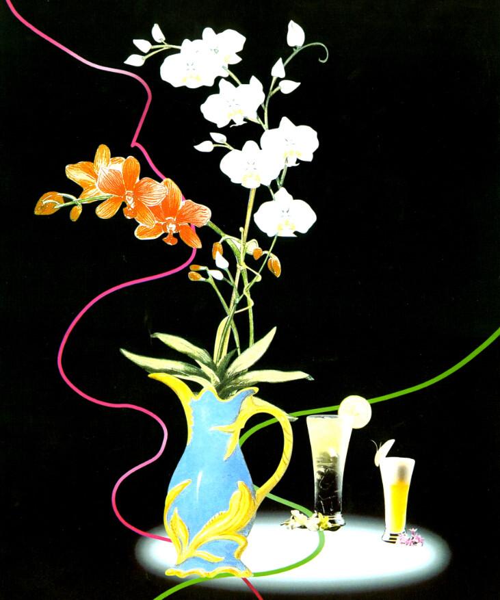 Mordern Graceful Flowers Wallpaper AJ Wallpaper 
