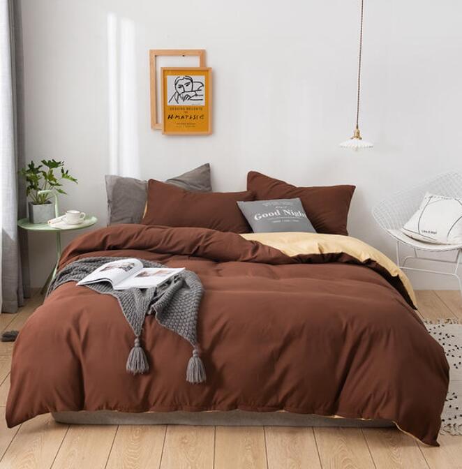 3D Dark Brown 2079 Bed Pillowcases Quilt