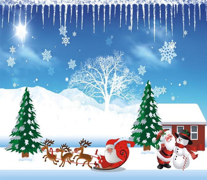 3D Father Christmas Home 562 Wallpaper AJ Wallpapers 