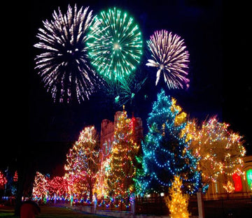 3D Christmas Firework 018 Wallpaper AJ Wallpaper 