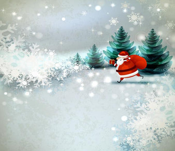 3D Father Christmas Send Gifts In Winter 2 Wallpaper AJ Wallpaper 