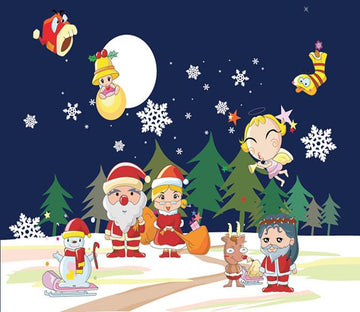 3D Christmas Eve Children Joy 282 Wallpaper AJ Wallpaper 