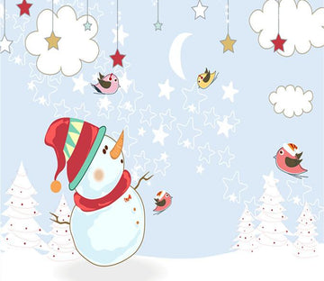 3D Christmas Snowman Star 44 Wallpaper AJ Wallpaper 
