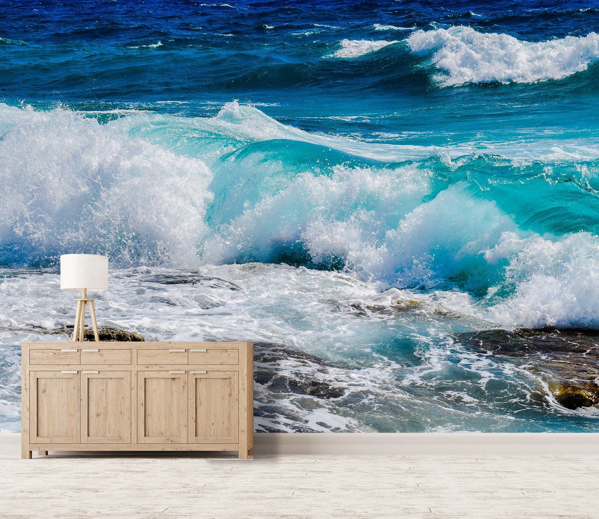 3D Wave Stone 664 Wallpaper AJ Wallpaper 