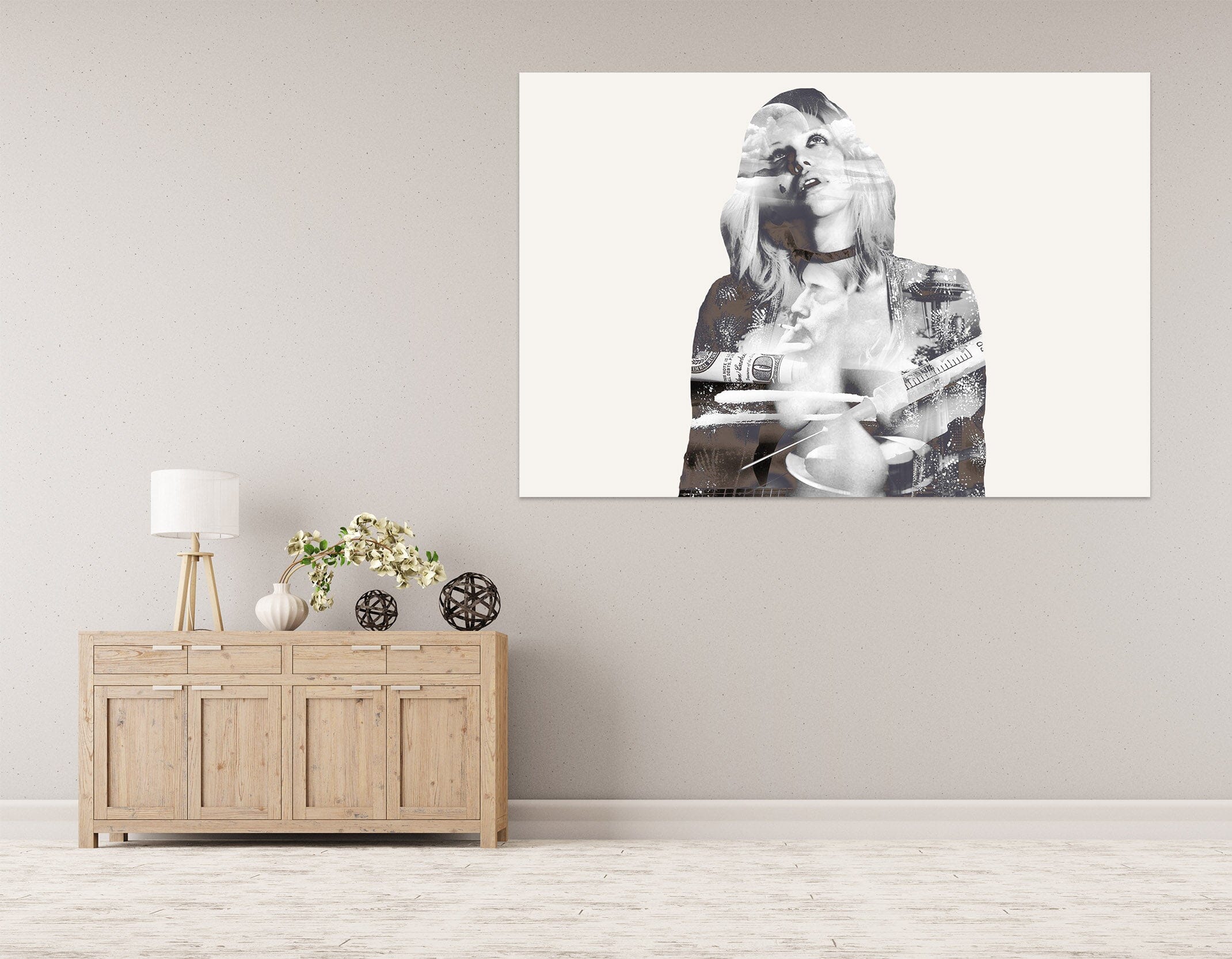 3D Short Hair Girl 011 Marco Cavazzana Wall Sticker Wallpaper AJ Wallpaper 2 