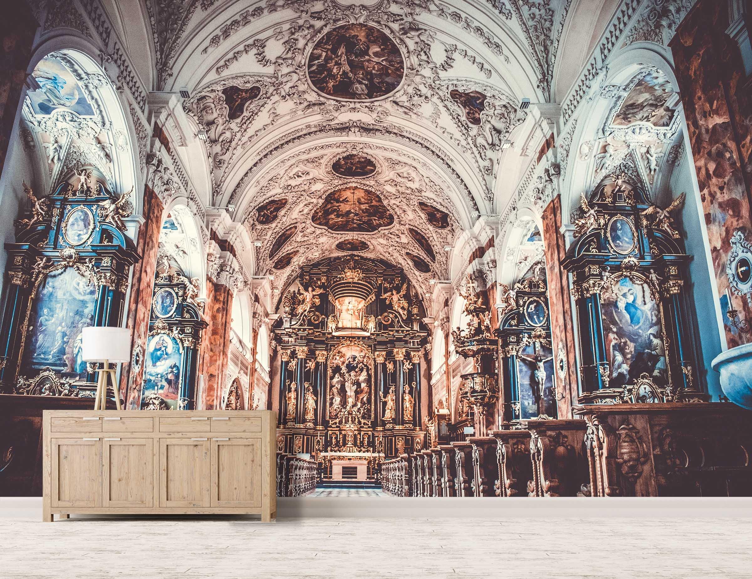 3D Brilliant Church 649 Wallpaper AJ Wallpaper 