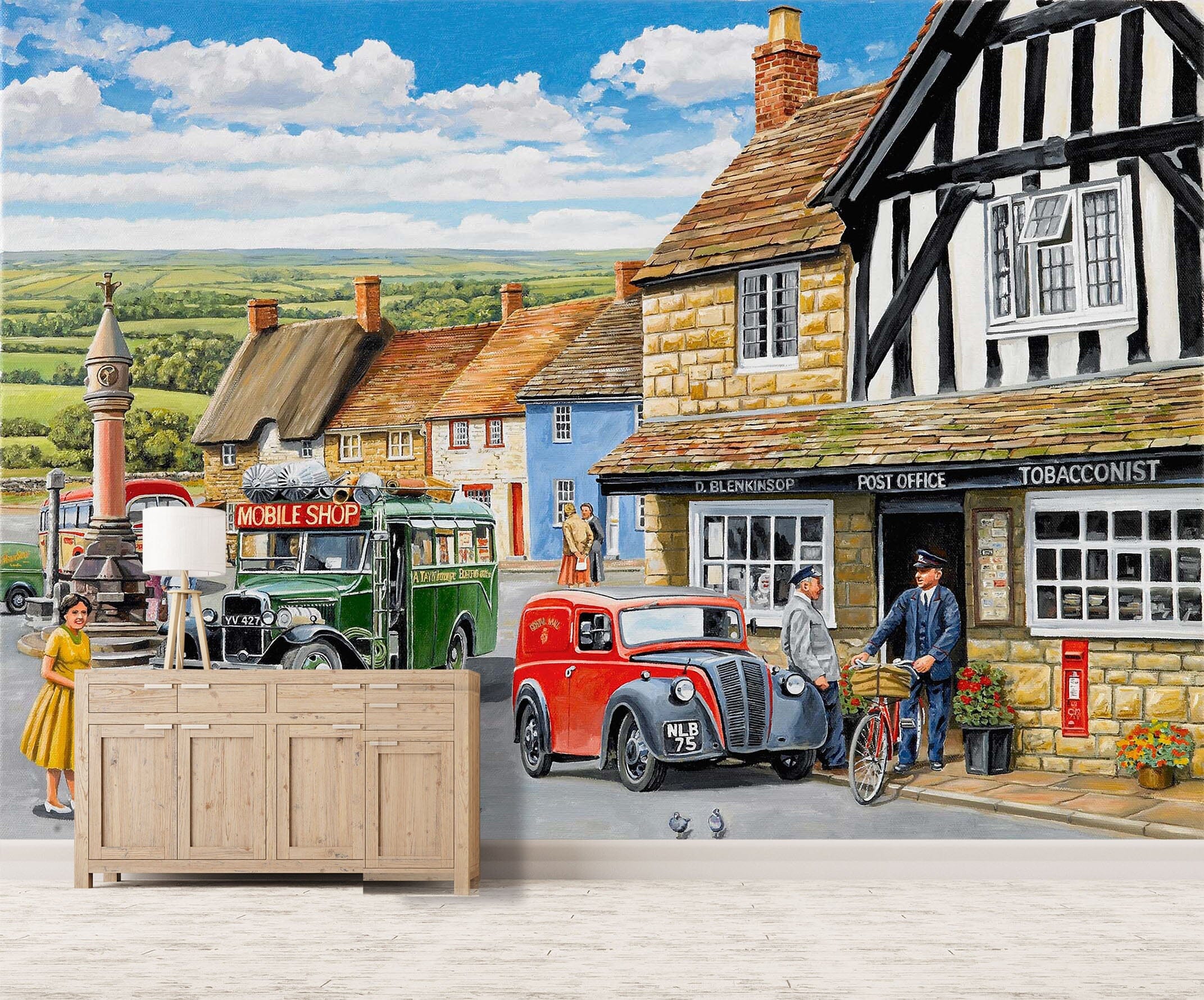 3D The Post Office 1064 Trevor Mitchell Wall Mural Wall Murals Wallpaper AJ Wallpaper 2 