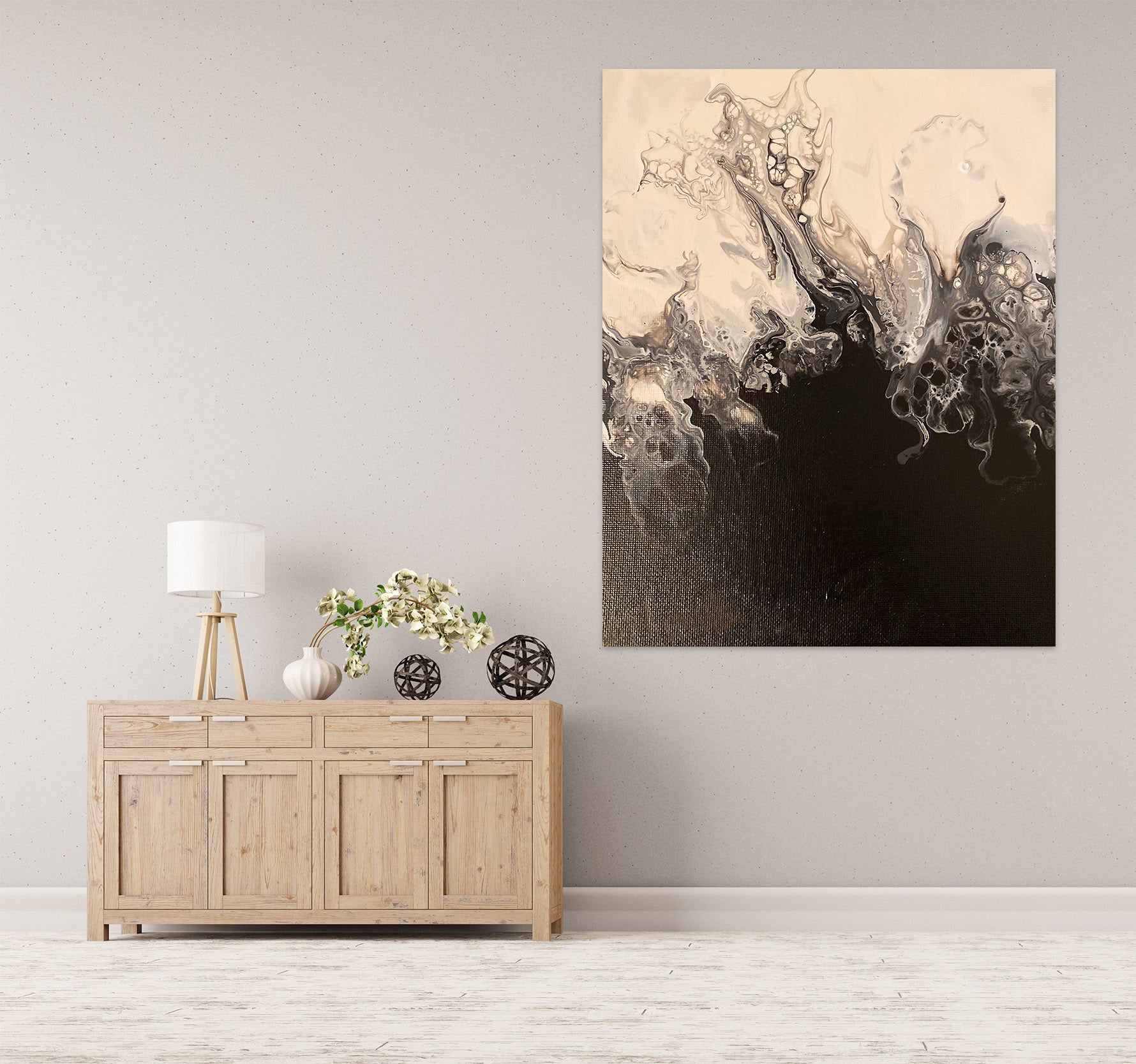 3D Black Texture 8160 Valerie Latrice Wall Sticker