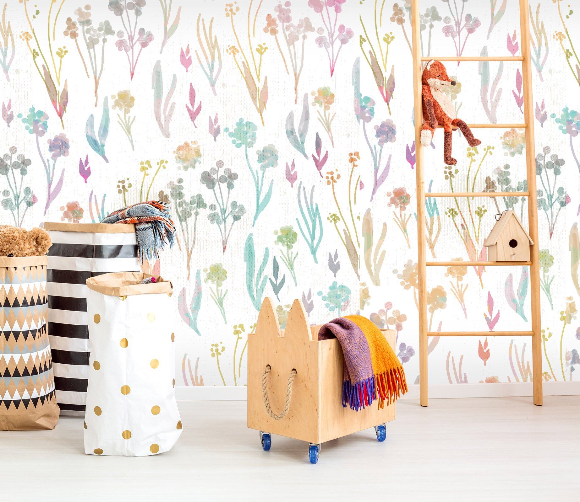 3D Gouache Flower 239 Wallpaper AJ Wallpaper 