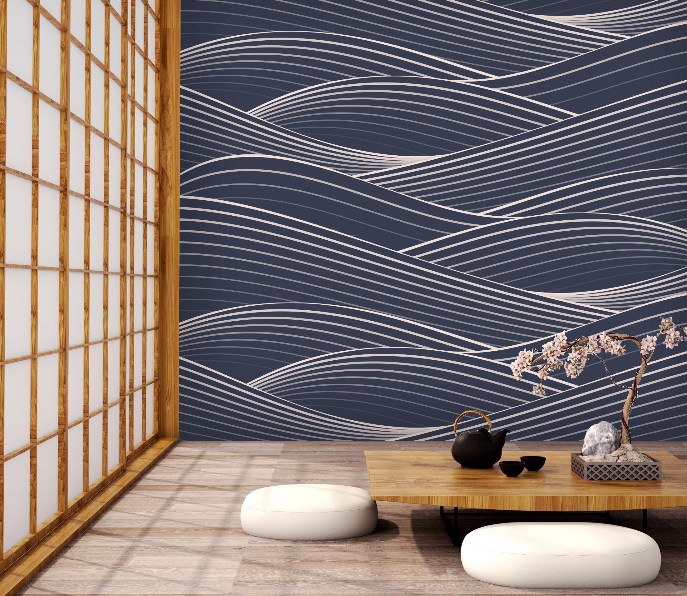 3D Wavy Line 633 Wallpaper AJ Wallpaper 