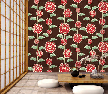 3D Vine Safflower 522 Wallpaper AJ Wallpaper 