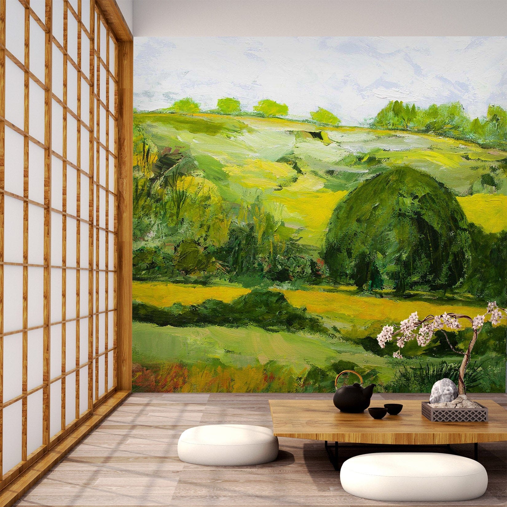 3D Green Field 213 Allan P. Friedlander Wall Mural Wall Murals Wallpaper AJ Wallpaper 2 