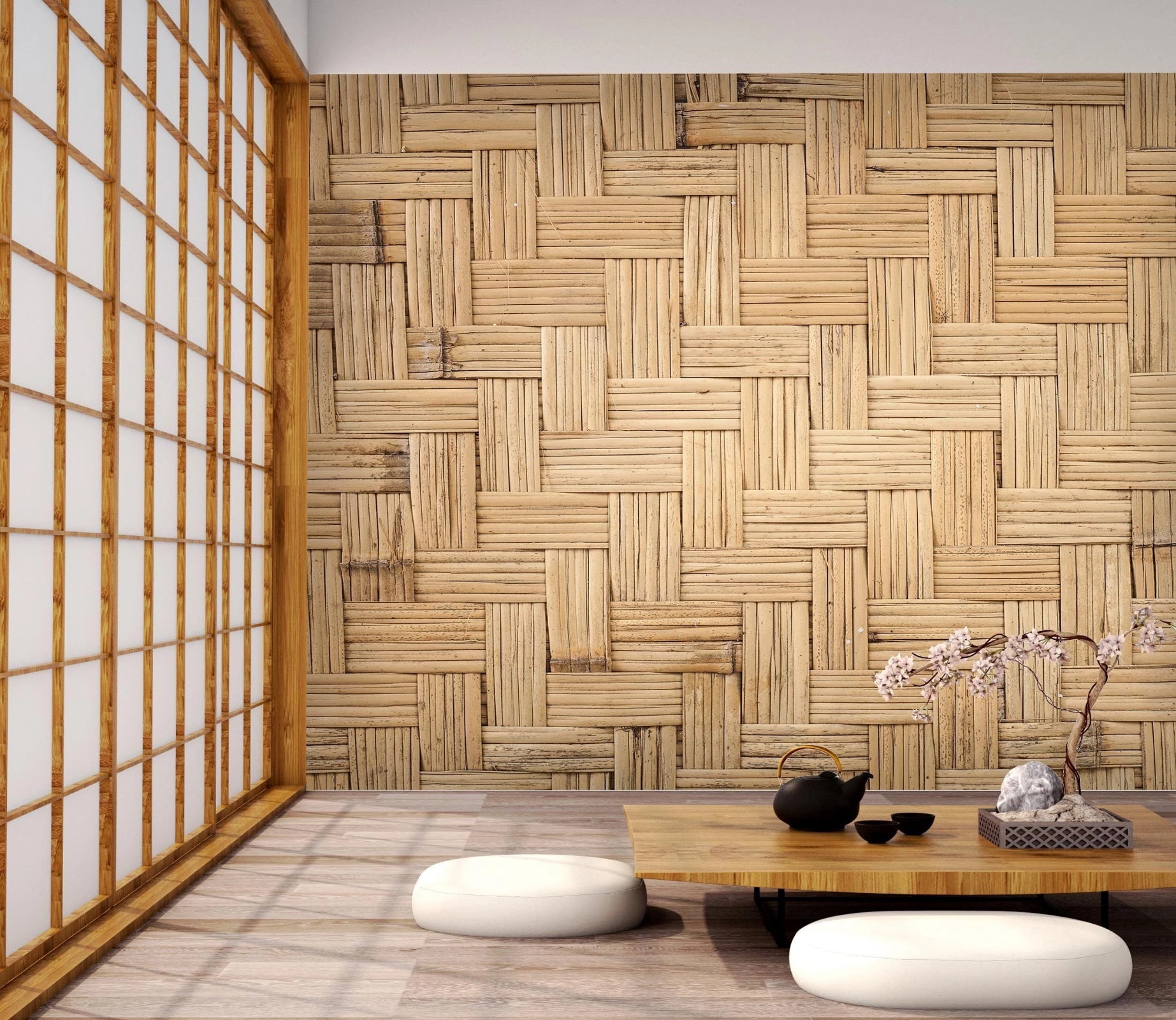 3D Mat Wood 096 Wallpaper AJ Wallpaper 