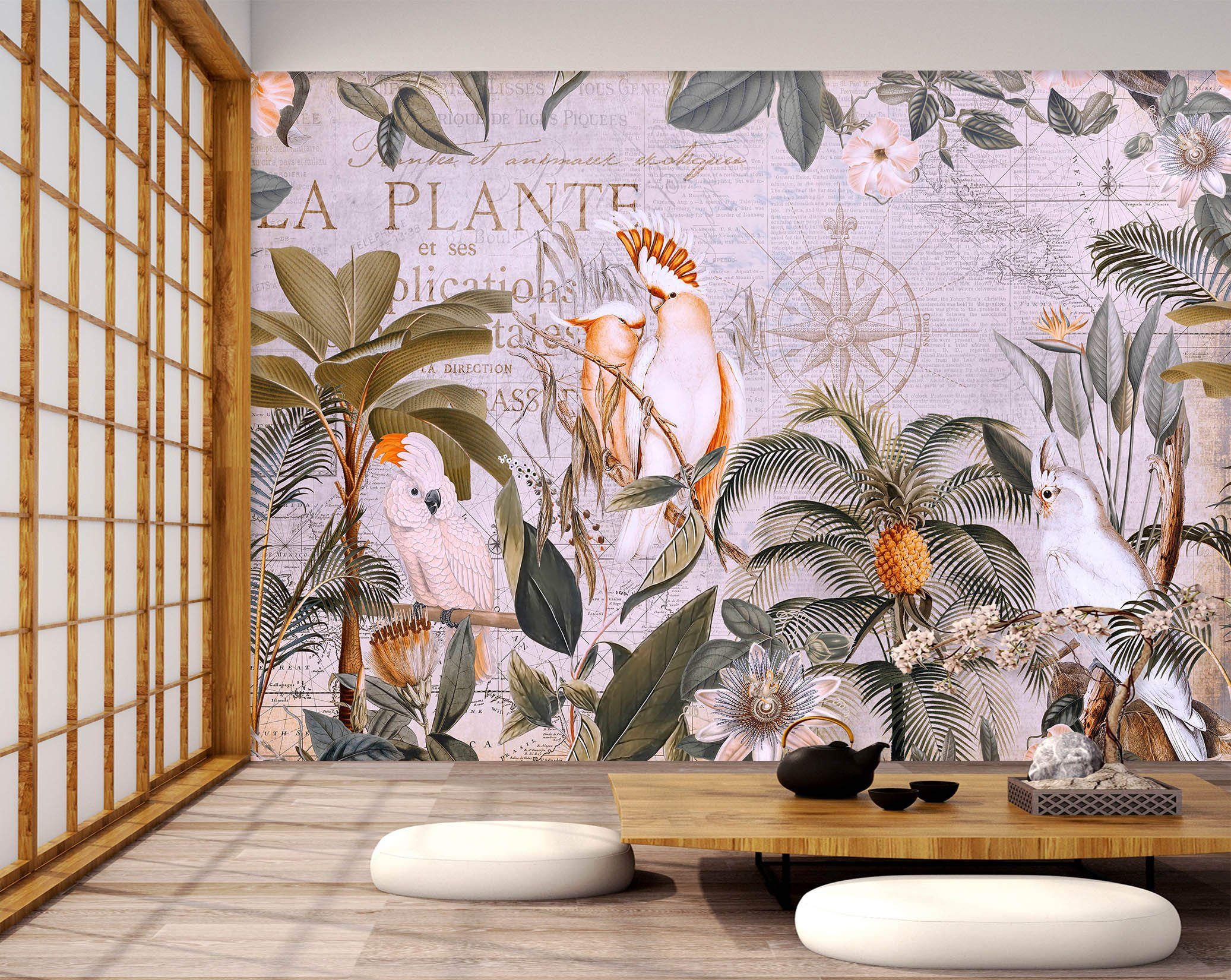 3D Bird Home 1434 Andrea haase Wall Mural Wall Murals Wallpaper AJ Wallpaper 2 