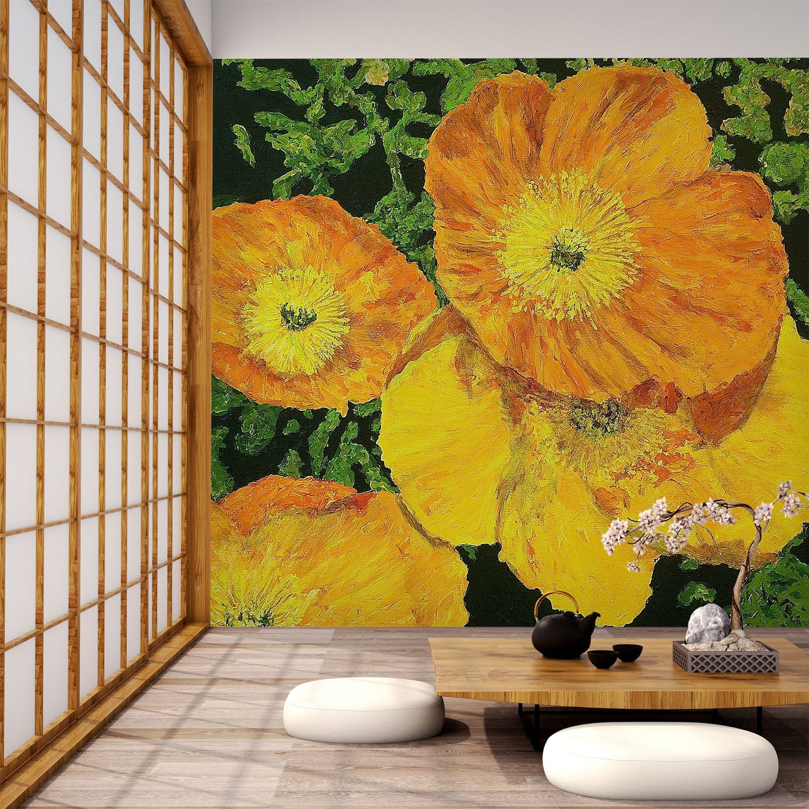 3D Summer Garden 167 Allan P. Friedlander Wall Mural Wall Murals Wallpaper AJ Wallpaper 2 