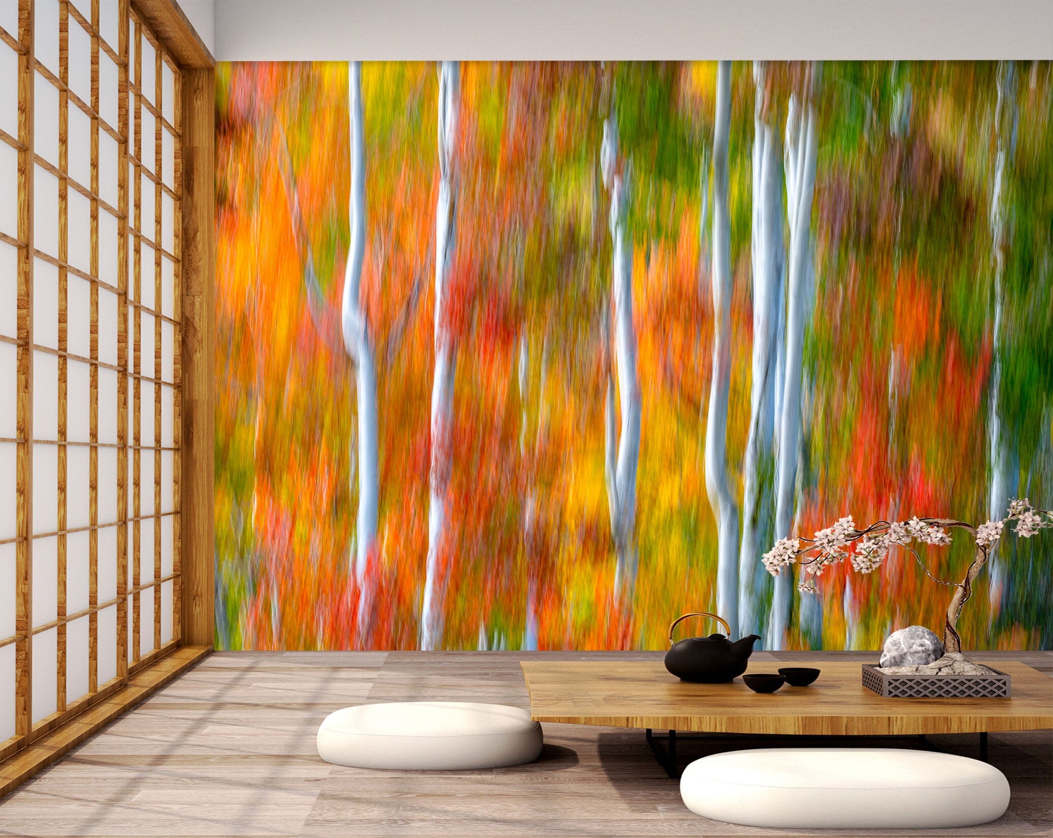 3D Orange Reflection 1437 Marco Carmassi Wall Mural Wall Murals Wallpaper AJ Wallpaper 2 