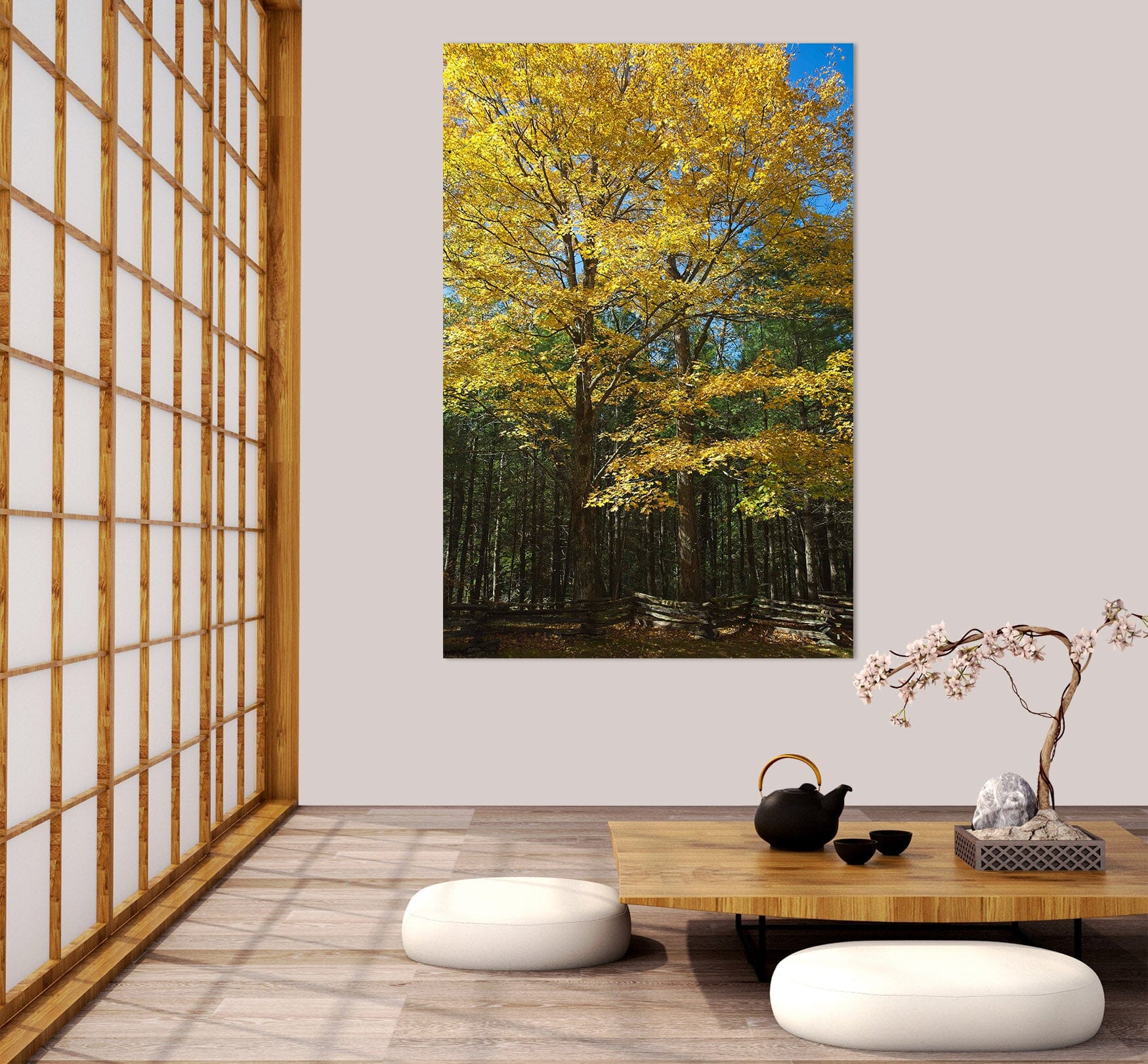 3D Sunny Forest 041 Kathy Barefield Wall Sticker Wallpaper AJ Wallpaper 2 