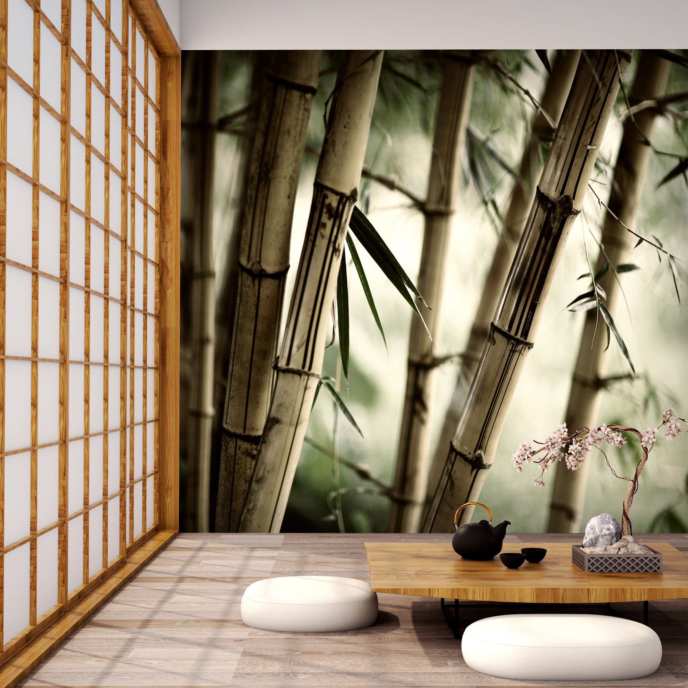 3D Bamboo Light 154 Wallpaper AJ Wallpaper 